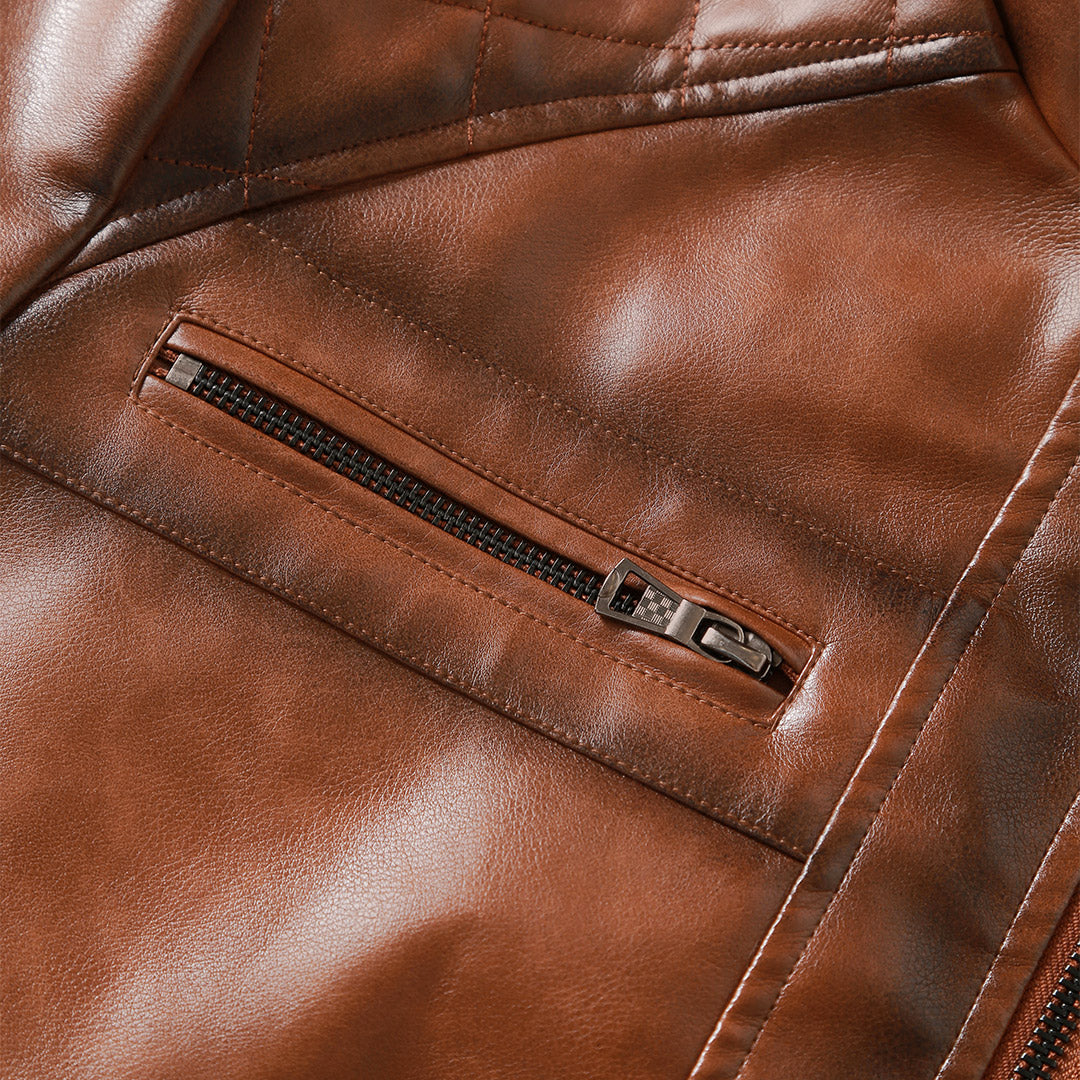 Nico | Chaqueta de Cuero Cruiser