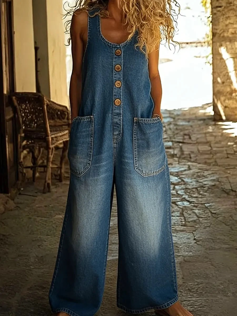 Saylor | Overoles de Algodón Lavados Vintage