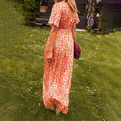 Amelia™ - Elegante Vestido Maxi Floral