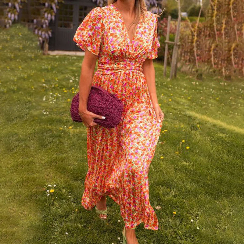 Amelia™ - Elegante Vestido Maxi Floral