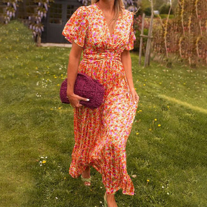 Amelia™ - Elegante Vestido Maxi Floral