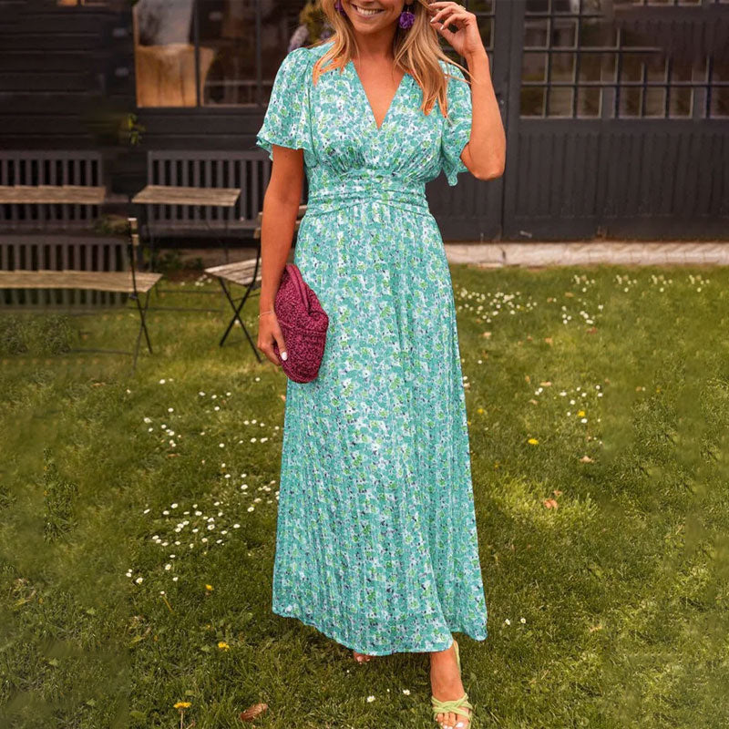 Amelia™ - Elegante Vestido Maxi Floral