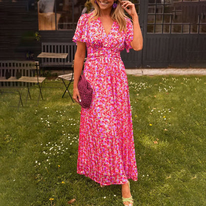 Amelia™ - Elegante Vestido Maxi Floral