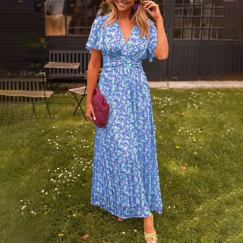 Amelia™ - Elegante Vestido Maxi Floral