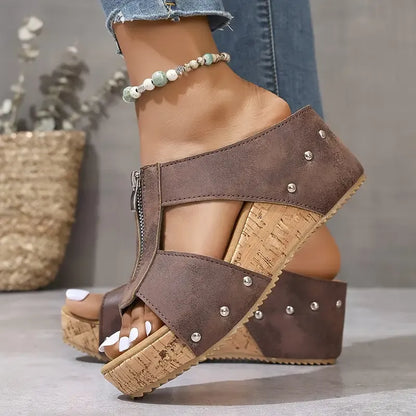 Gigi - Sandalias de cuña elegantes