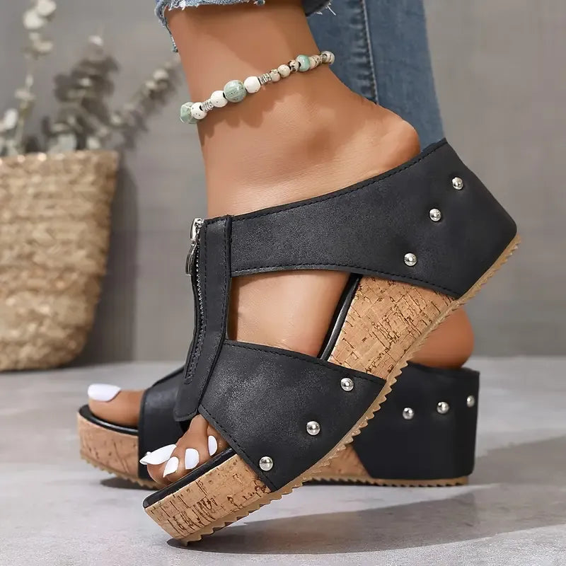 Gigi - Sandalias de cuña elegantes