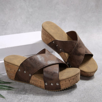 Oakley – Sandalias de cuña Boho