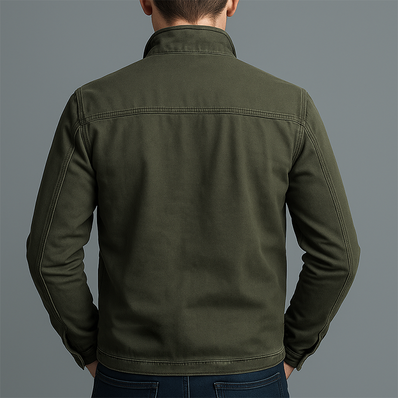 Gertrud | Chaqueta de Algodón Vintage con Cremallera